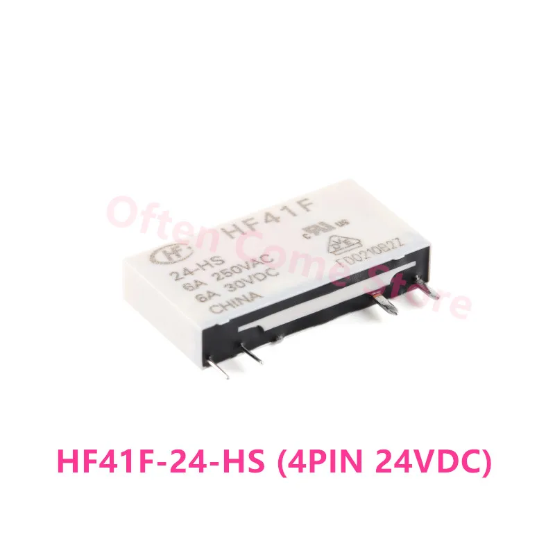 5 шт. HF41F-5-ZS HF41F-12-ZS HF41F 5V 12V 24V-HS ZST промышленное реле, подминиатюрное реле мощности 41F-1Z-C2-1, релейная база