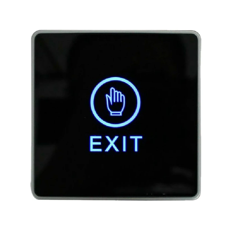 

Push Press Exit Button Door Eixt Release Button For Access Control System For Home Security Protection With LED Indicator