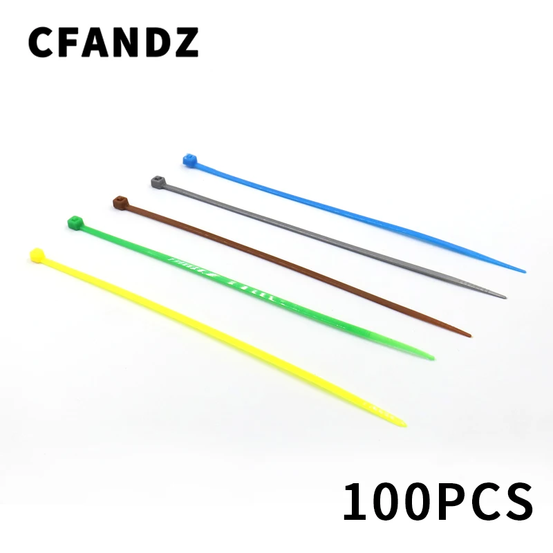 

Colorful Cable Management Assorted Industrial Supply Fasteners Plastic Wire Zip Ties Organiser Nylon Electric Cable Tie