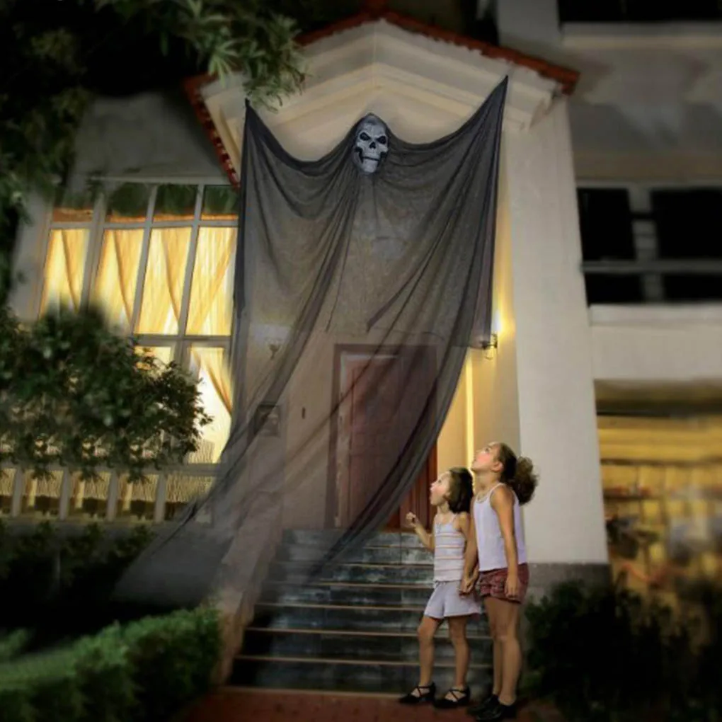 

Halloween Decoration Hanging Decor Hanging Ghost Corpse 3m Cloaks Haunted House Bar Home Garden Decor Halloween Party Supplies