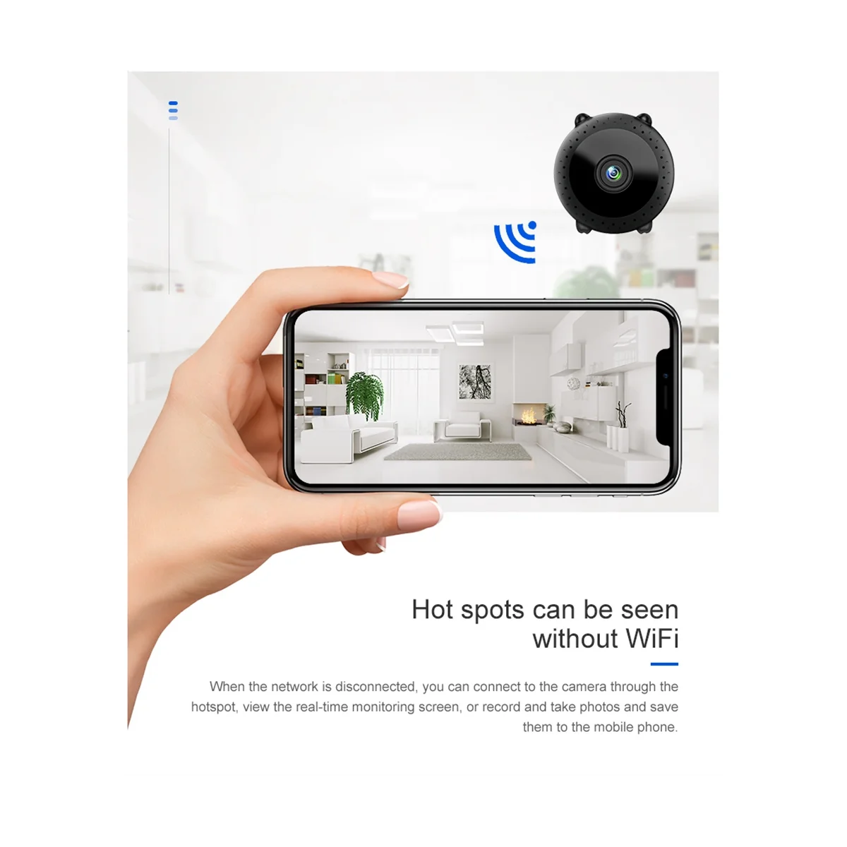 

4K Mini WIFI Camera Night Vision Video Recorder Wireless Remote Camcorder Motion Detection Pets Baby Monitor