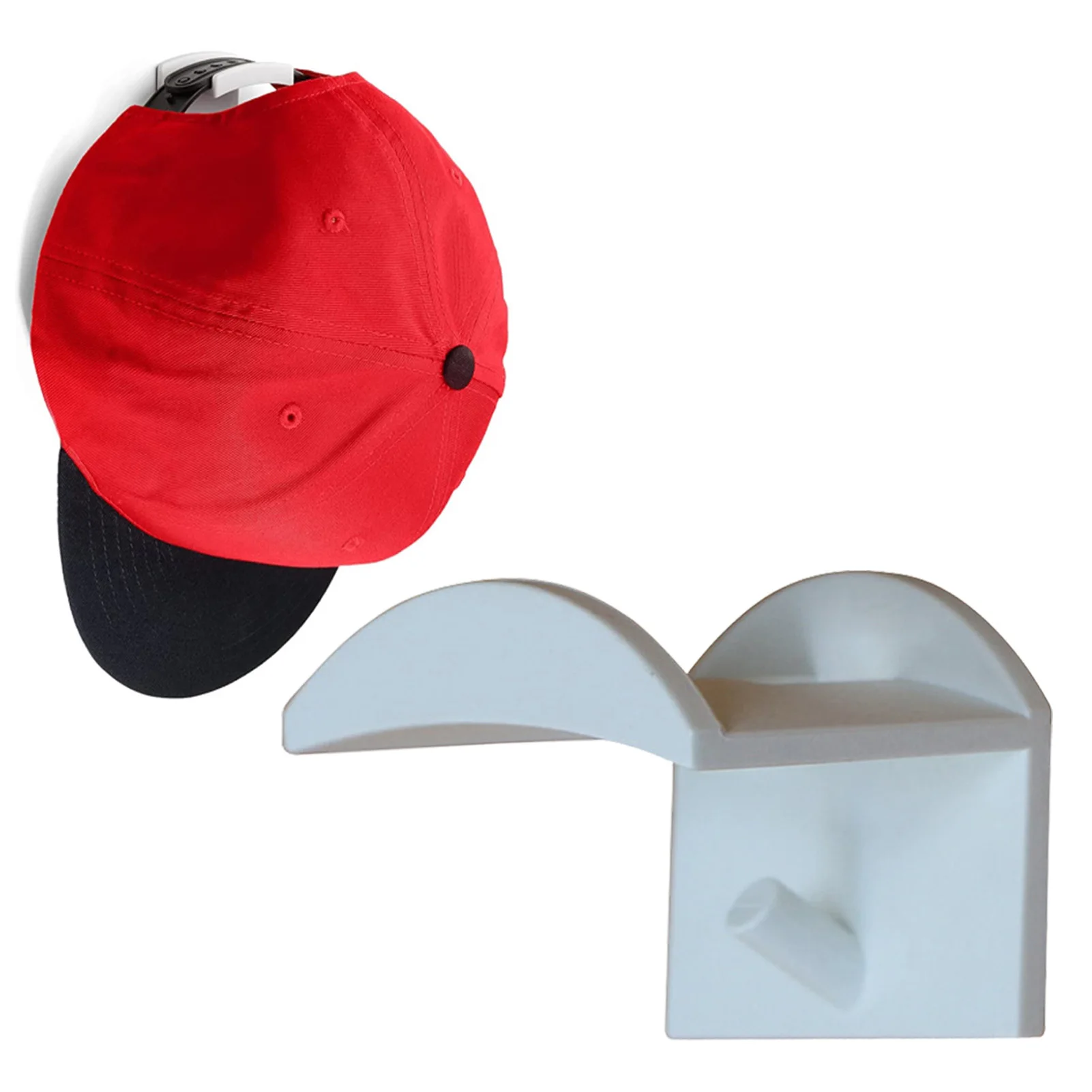 

Baseball Caps Rack For Wall Hat Hooks For Baseball Caps Decorative Cap Holder Utility Hooks For Coat Scarf Bag Towel Key Cap Cup
