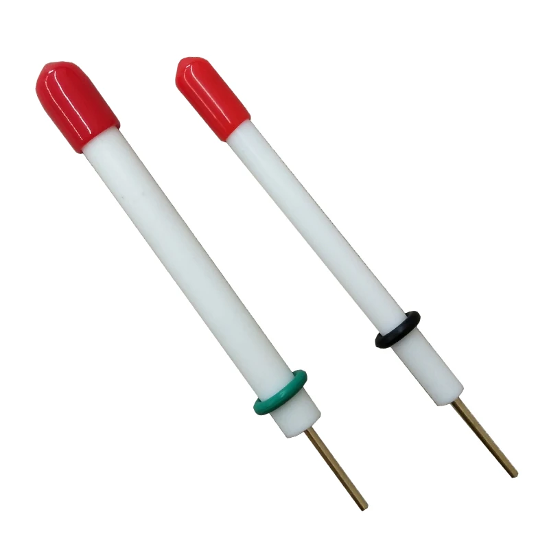 

3mm 4mm 5mm 6mm 8mm 10 mm 12 mm glass carbon electrode glass carbon rod tetrafluoride shell polished copper connector silver