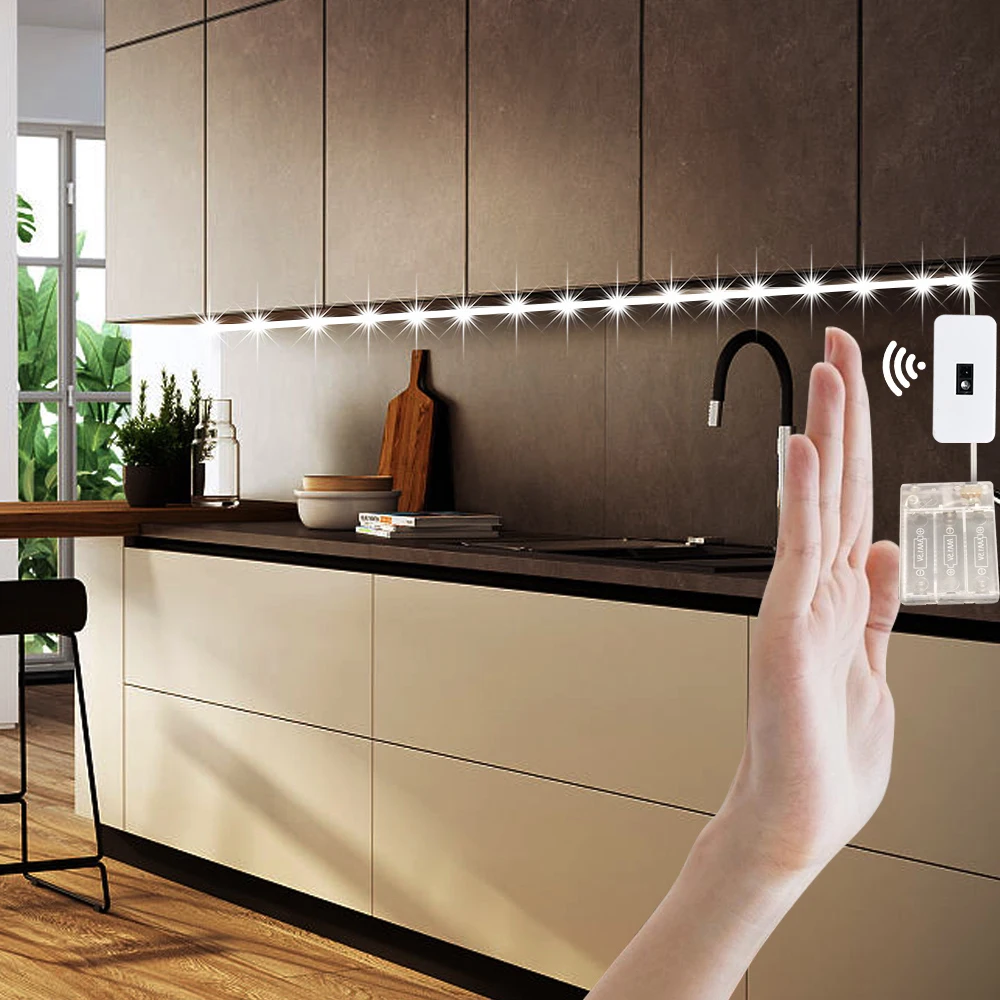 Светодиодная подсветильник ка с питанием от USB и батарейки 5 В |