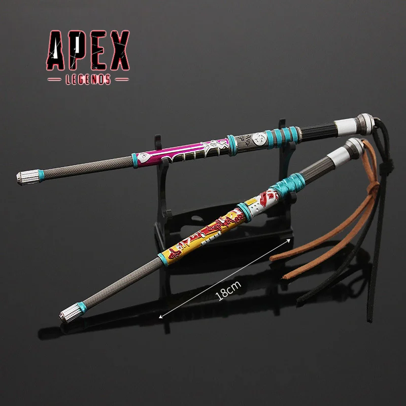 

Apex Legends, близкая сила мальчика, пара палочек, 18 см, спасательная модель электрической удочки, игрушка, Хэллоуин, Коллекционирование искусств