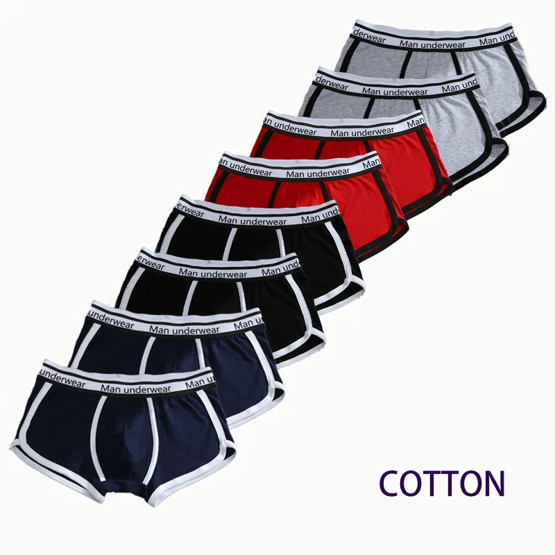 4pcs Mens Underwear Cotton Calzoncillos Hombre High Quality Panties Ropa Interior Sexy Lingerie Underpants Bokserki Boxer Shorts