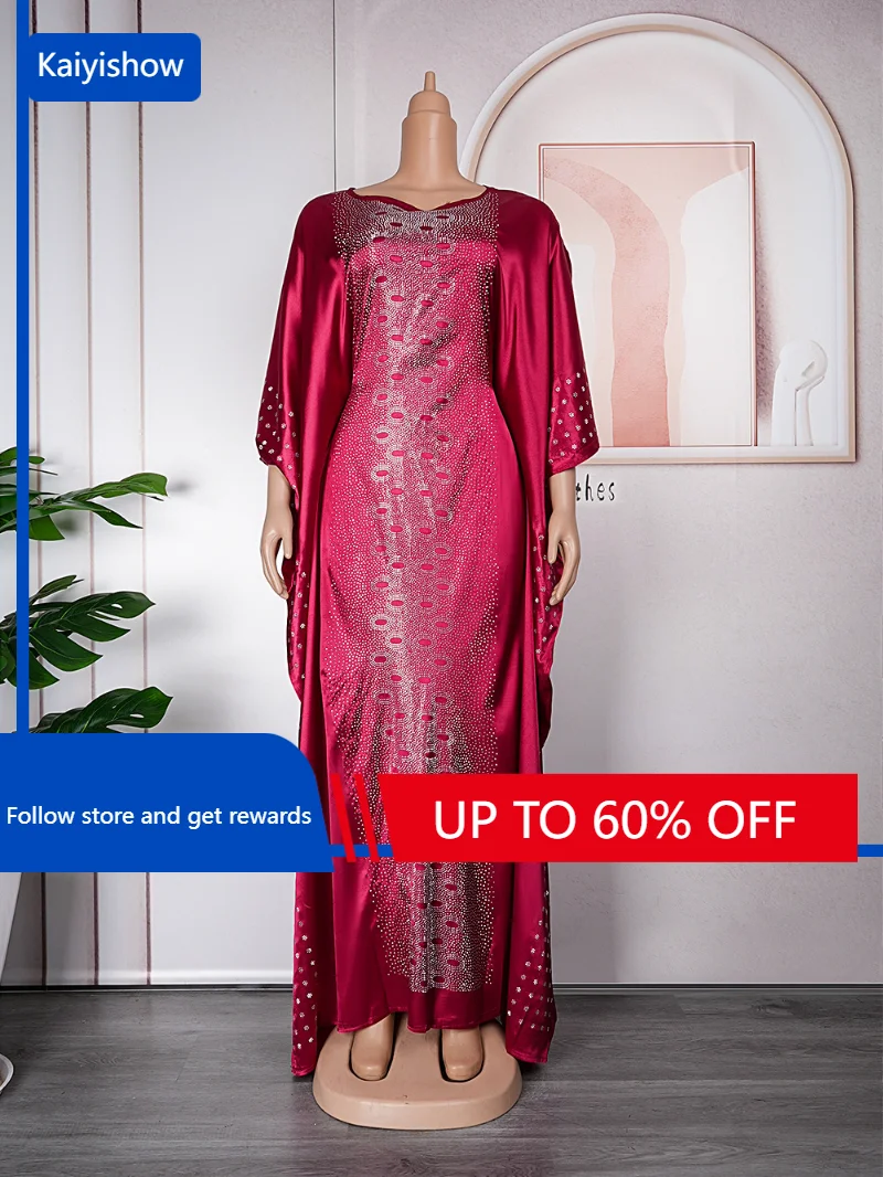 

African Dresses for Women Traditional Africa Clothing Dashiki Ankara Outfits Gown Abayas Robe Muslim Kaftan Maxi Long Dress 2023