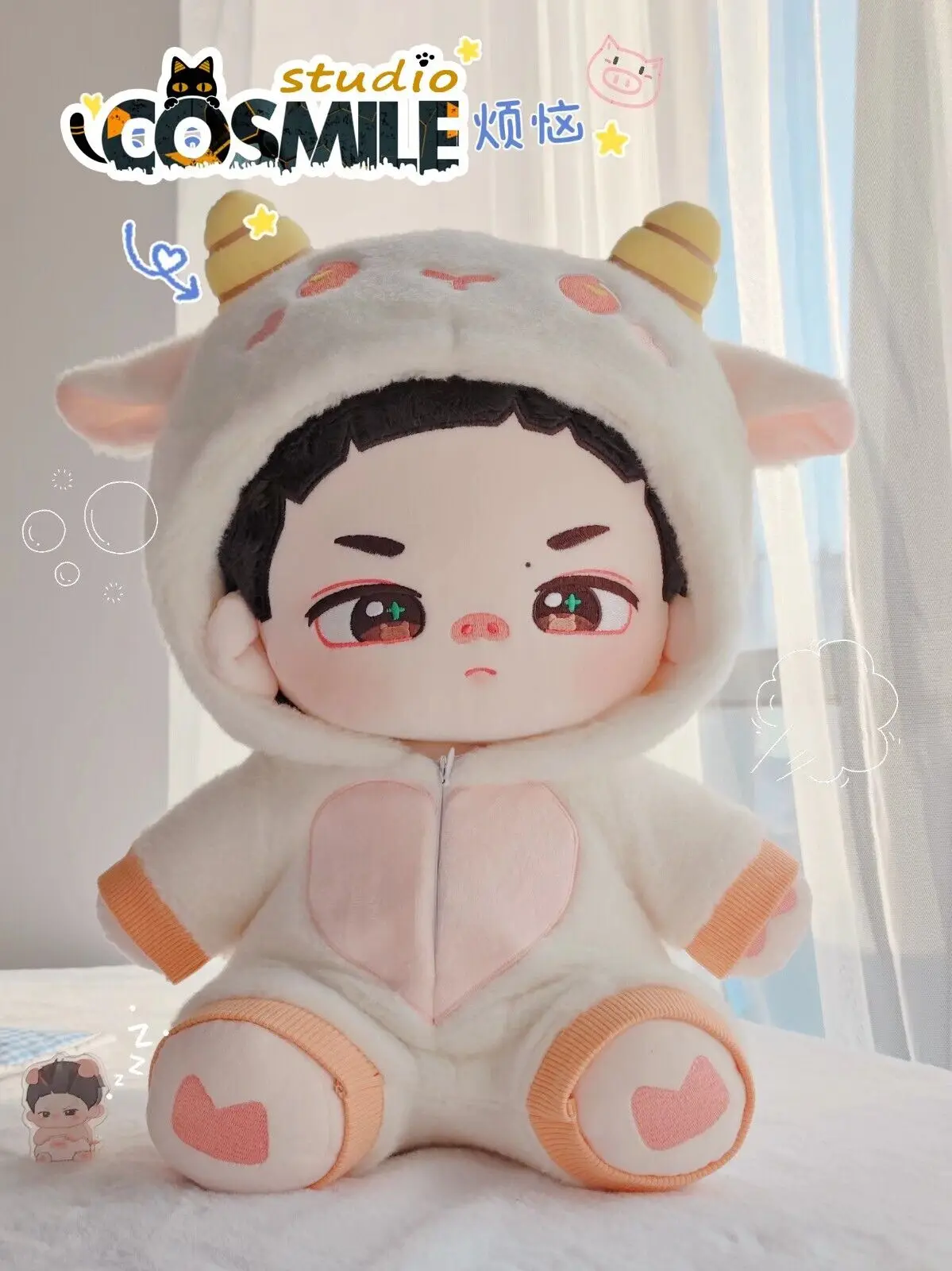 

Doll Use Lamb Sheep Pajamas Suit for 15cm 20cm 40cm Plush Doll Stuffed Clothes Plushie Clothing Cute Gift Sa