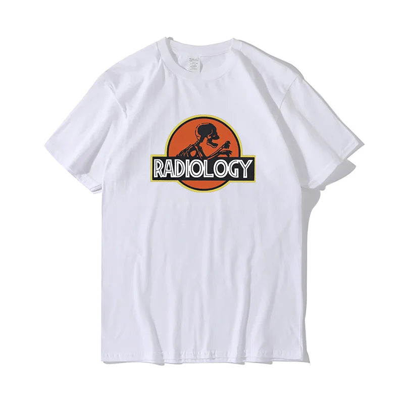 FPSkeleton Radiology Медицинская дисциплина Radiolog Рентгеновская хлопковая рубашка Юрского