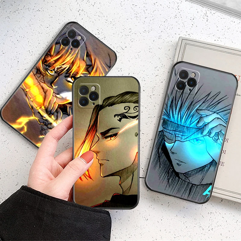 

Anime Japan Tokyo Revengers Phone Case For iPhone 13 12 Mini 11 Pro Max SE 2020 10 X XR XS MAX 8 7 6 6S Plus TPU Black Cover