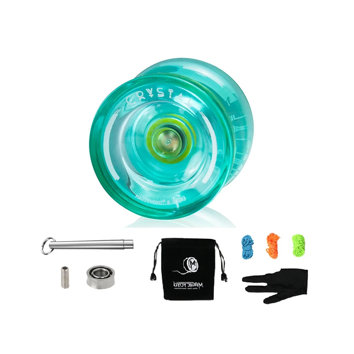 MAGICYOYO K2P Чувствительный ABS Yoyos для детей йо-йо начинающих с перчатками короткий