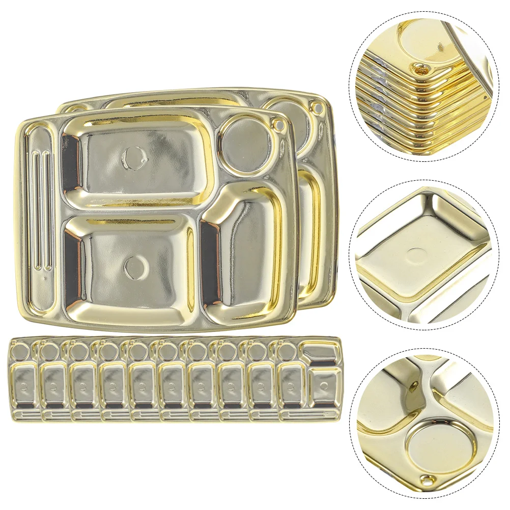 

12 Pcs Tiny House Accessories Craft Toys Mini House Accessories Kids Plate Miniature Food Play Plate Tableware Mini Trays