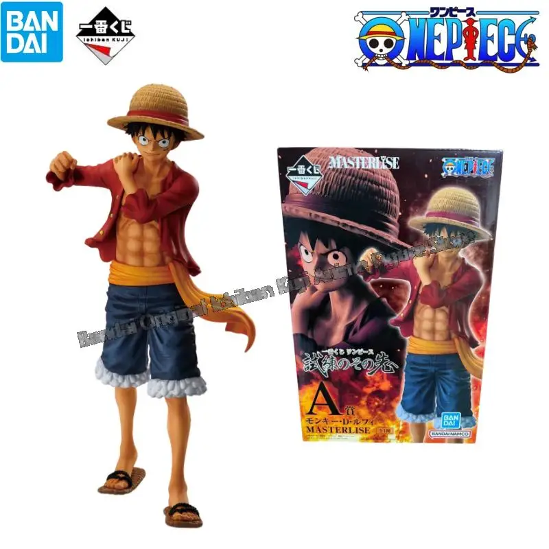 Фото Bandai в наличии, оригинальная коробка, гаражный комплект, модель One Piece The Trials Ahead, персонажи аниме, Коллекционная оригинальная фигурка №1