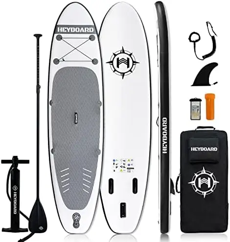 

Stand Up Paddle Board 10'6"×32"×6" Standup Paddleboard with Premium SUP Accessories & Backpack, Non-Slip D Women water shoes S