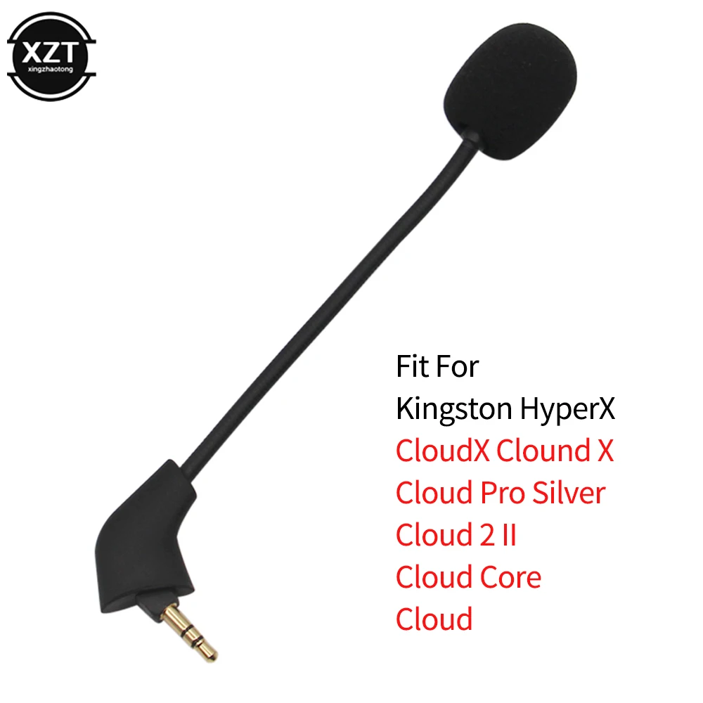 Replacement For Kingston HyperX Cloud Mix Headsets 3.5mm Jack Microphone Mic Booms With Noise Cancelling Detachable Foam Cover images - 6