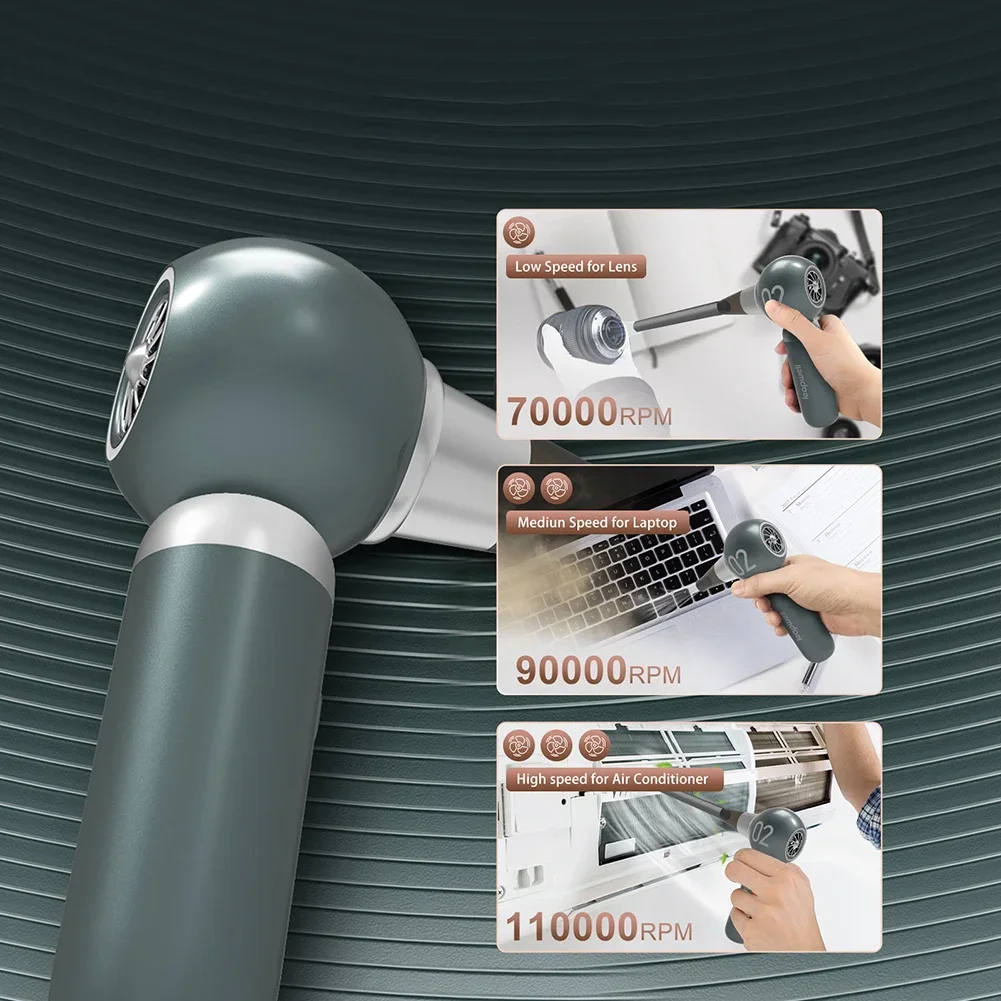 Компактный турбовентилятор электрическая воздушная тряпка для дома автомобиля