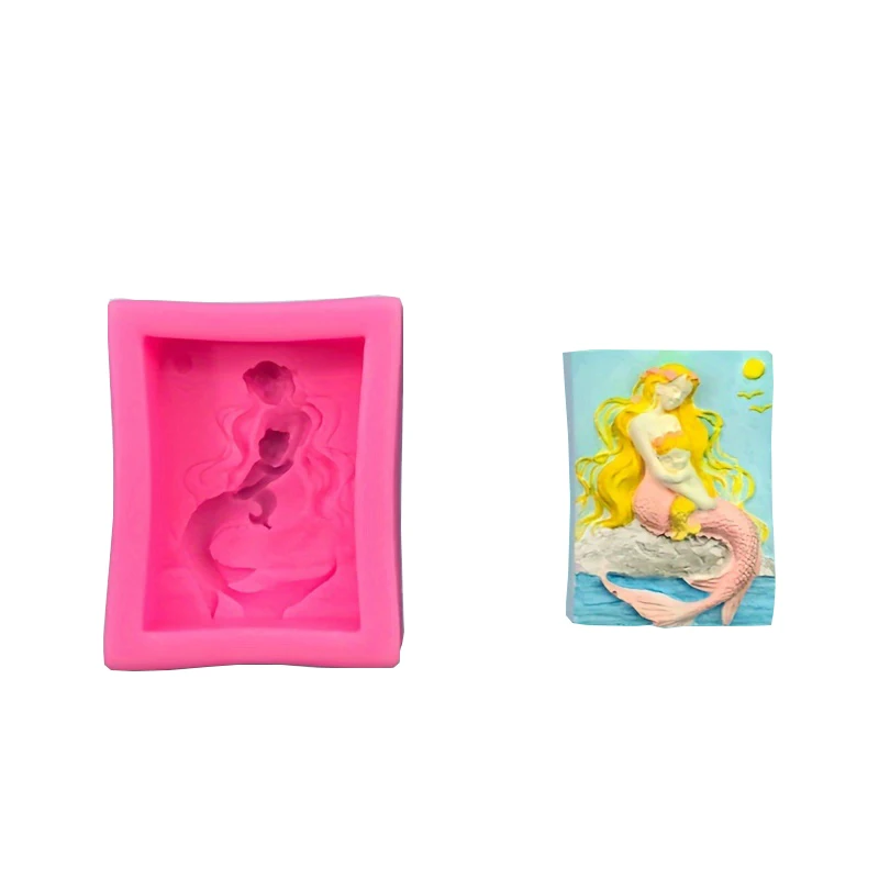1 шт. силиконовая форма для детей русалка