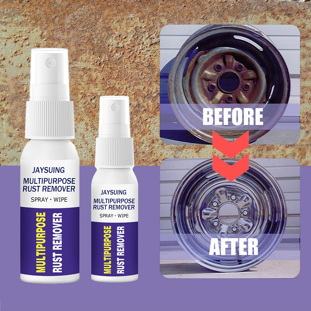 

50ML Multifunctional Car Rust Remover Auto Wheel Rim Metal Parts Anti-rust Car Wash Maintenance Kitchen Pot Rust Cleaning Agent
