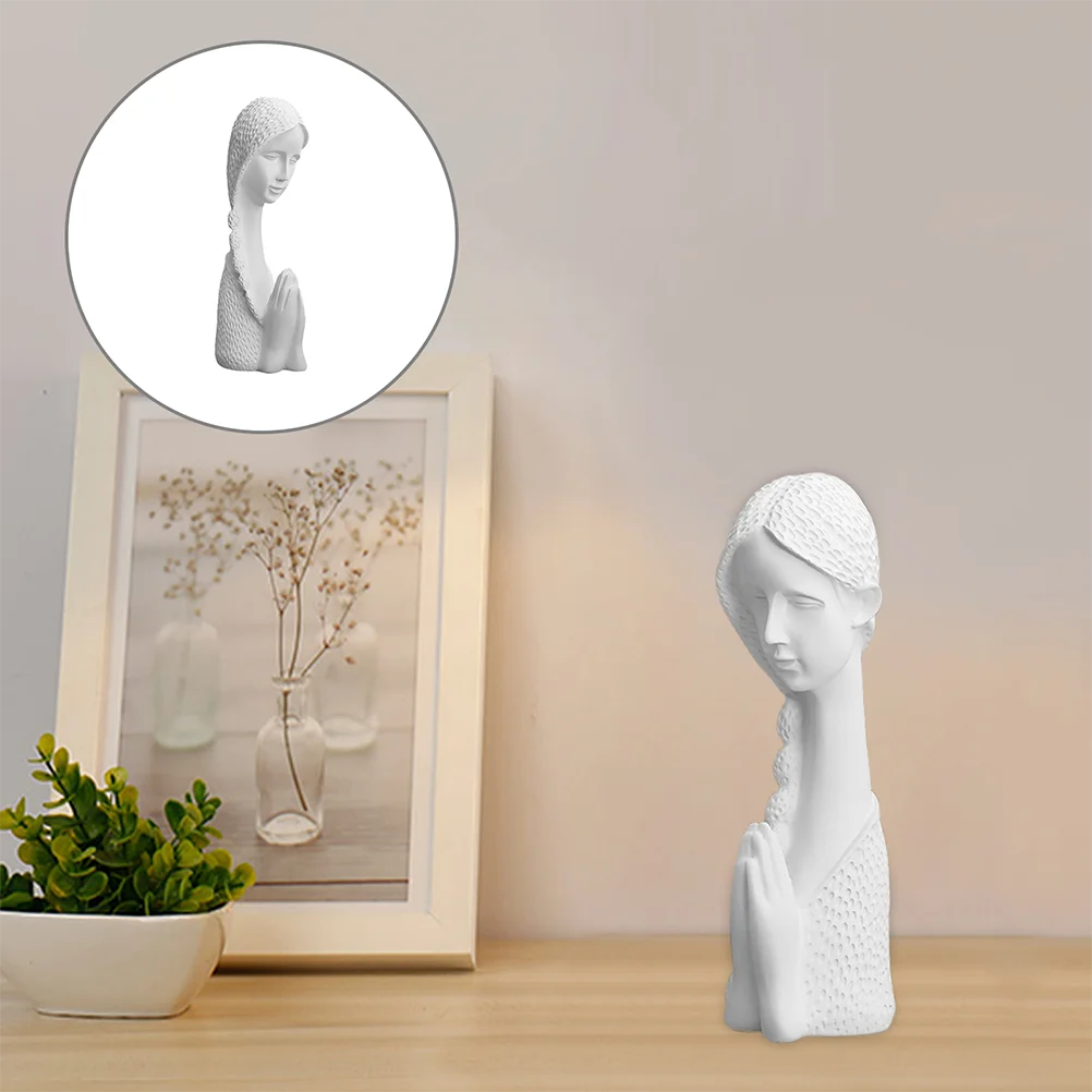 

Винтажный девушка молитвенный орнамент художественная молитвенная Статуэтка изысканный Ангел оформление