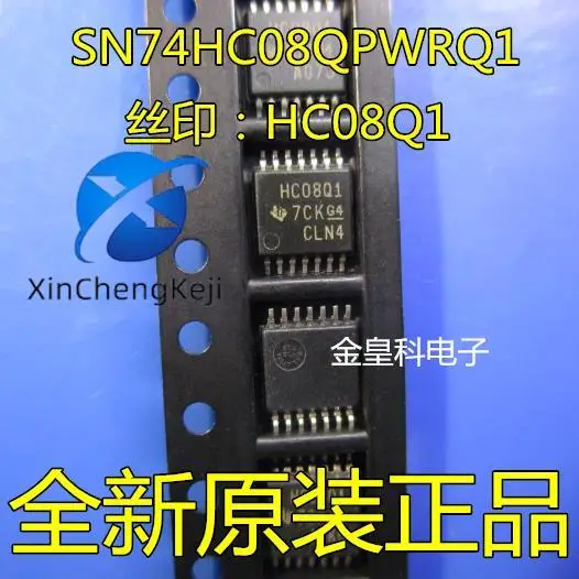 

30pcs original new SN74HC08QPWRQ1 silk screen HC08Q1 TSSOP14 logic gate