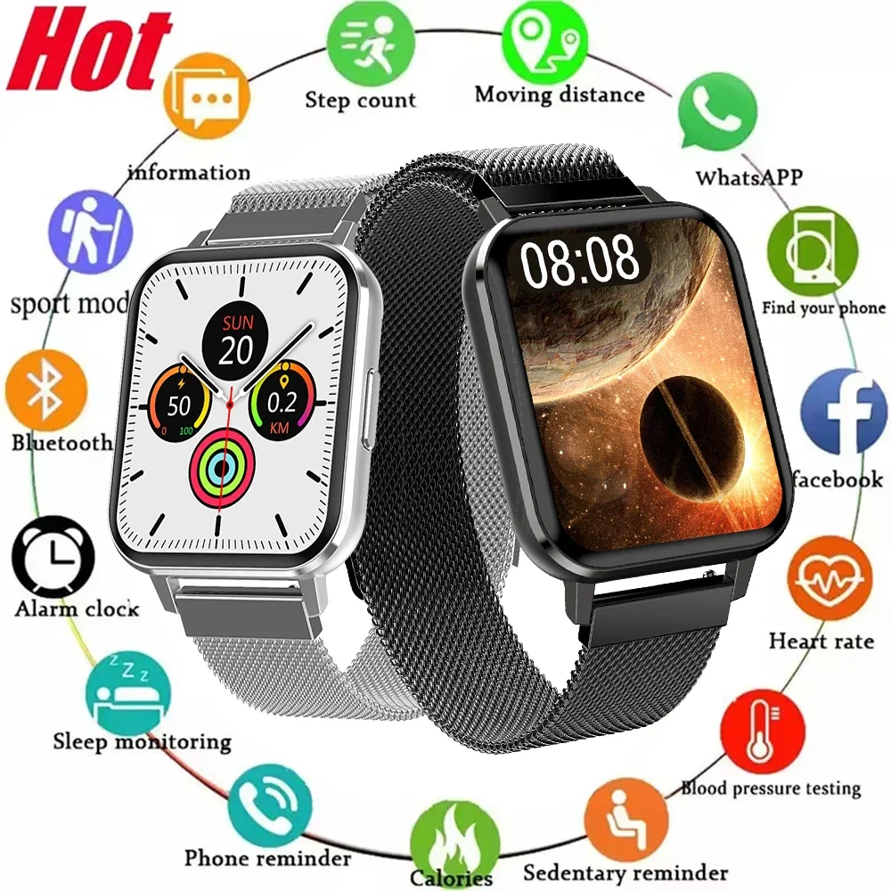 Zordai 2024 DTX Смарт-часы для мужчин и женщин Xiaomi пульсометр кровяное давление