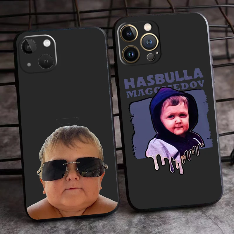 

Funny Hasbulla For iPhone 14 Pro Max 11 12 13 Pro Mini X XR XS Max 6 6S 7 8 Plus Phone Case Black Cases Carcasa Funda Coque