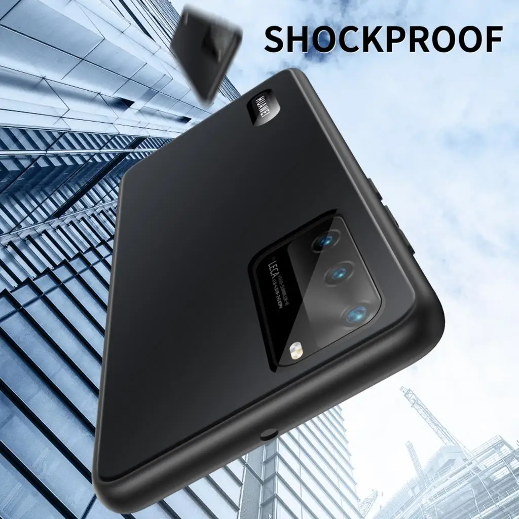 

Роскошный чехол для телефона Huawei P40 P30 Pro жидкий силикон мягкий ТПУ + закаленное стекло Противоударная задняя крышка для Huawei P30 P40
