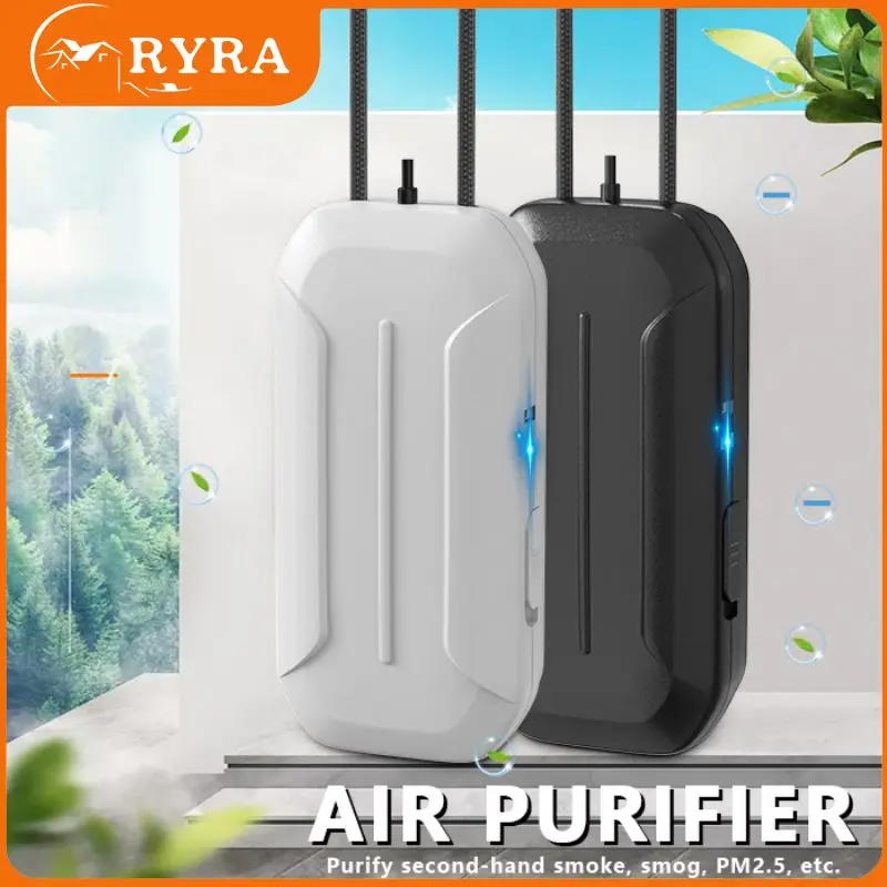 

Portable Negative Ion Air Purifier Wearable Mini Air Freshener No Radiation Low Noise Adult Child Safety Purifier Necklace