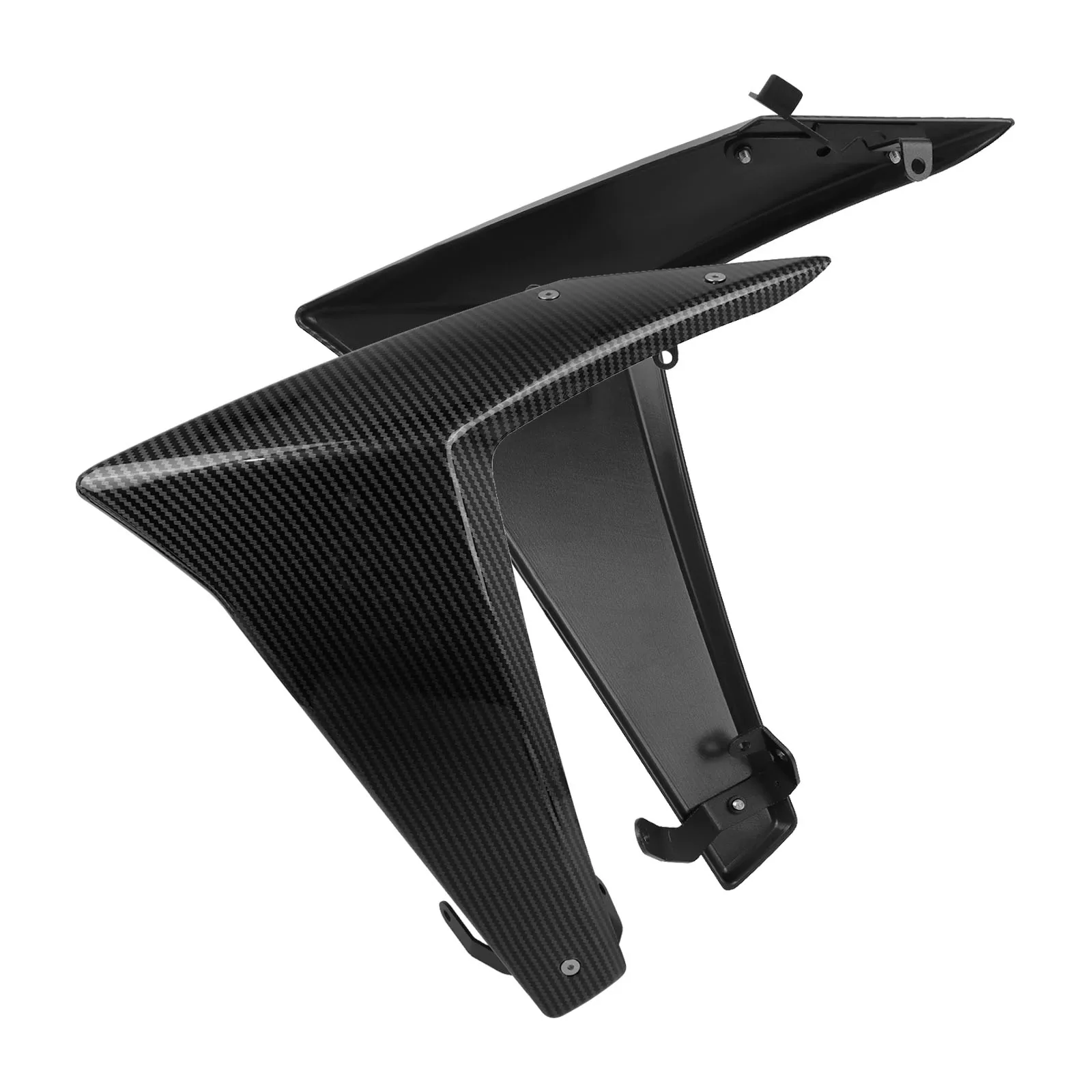 Фото Для мотоциклов YAMAHA MT-09 MT09 SP MT 09 Y-AMT 2024-2025: Аэродинамические боковые спойлеры (алероны) для нейкед-моделей, дефлекторы крыльев №5