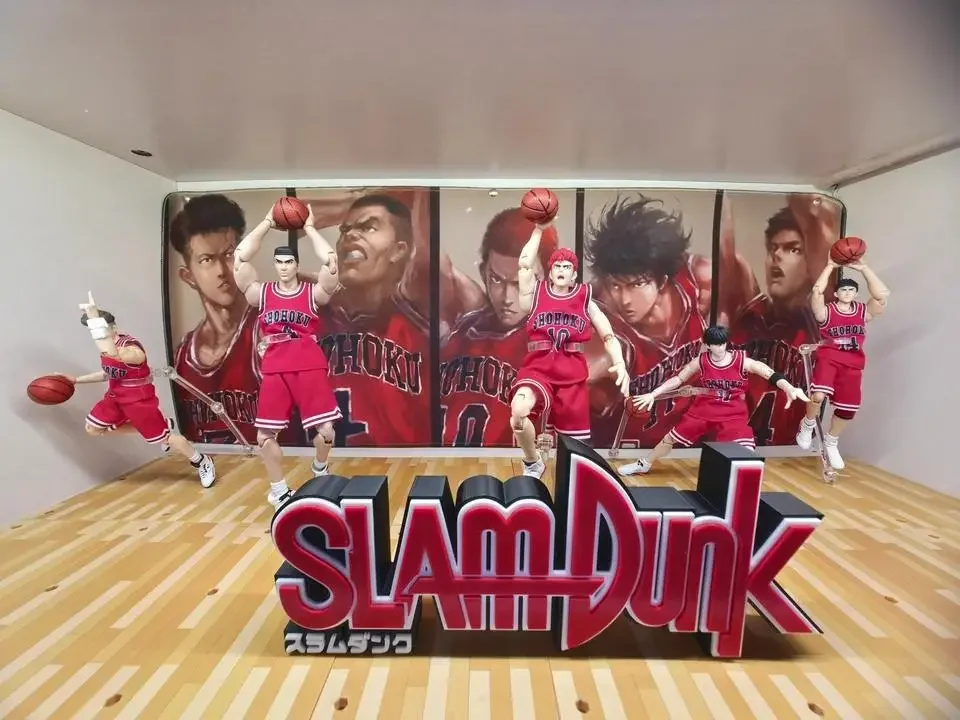 Фото Slam Dunk 3D печатная модель футболки кукла с именем для SlamDunk Sakuragi Rukawa фигурка Коллекция косплей выставочная игрушка №1