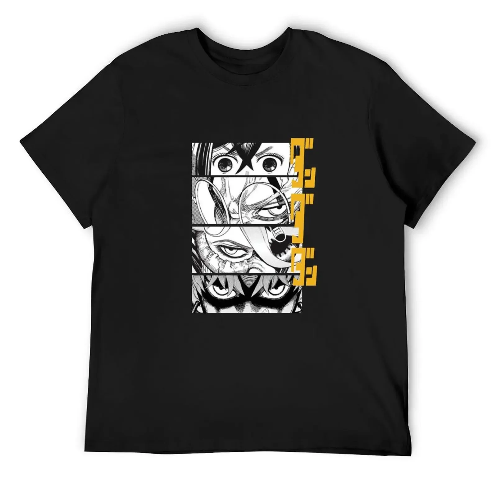 Футболка Dandadan Anime Eyes Kaji футболки с рисунком винтажная рубашка аниме синие