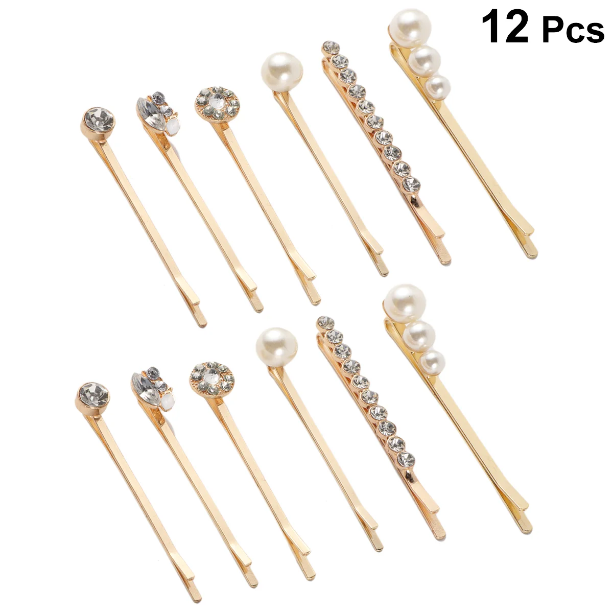 

Hair Pearl Clip Barrettes Bobby Rhinestone Accessories Wedding Retro Bangs Wrapped Glitter Thick Hairpin Bridal Clips Decorative