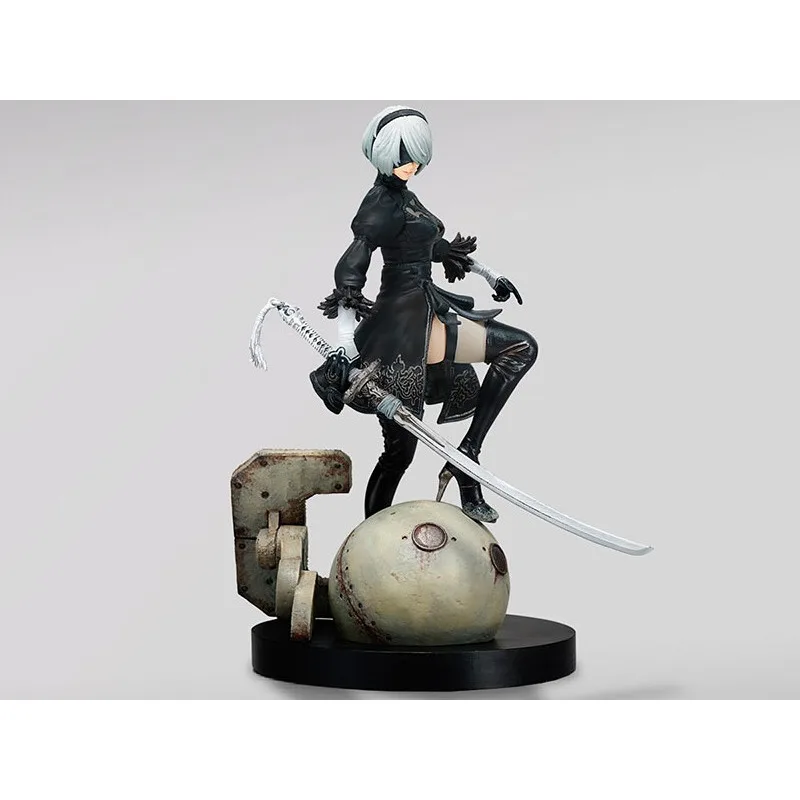 Фото Новая аниме-фигурка GK YoRHa No 2 Type B, милая сборная модель из смолы, белая, для самостоятельной сборки, игрушка, кукла, украшение, подарок №1