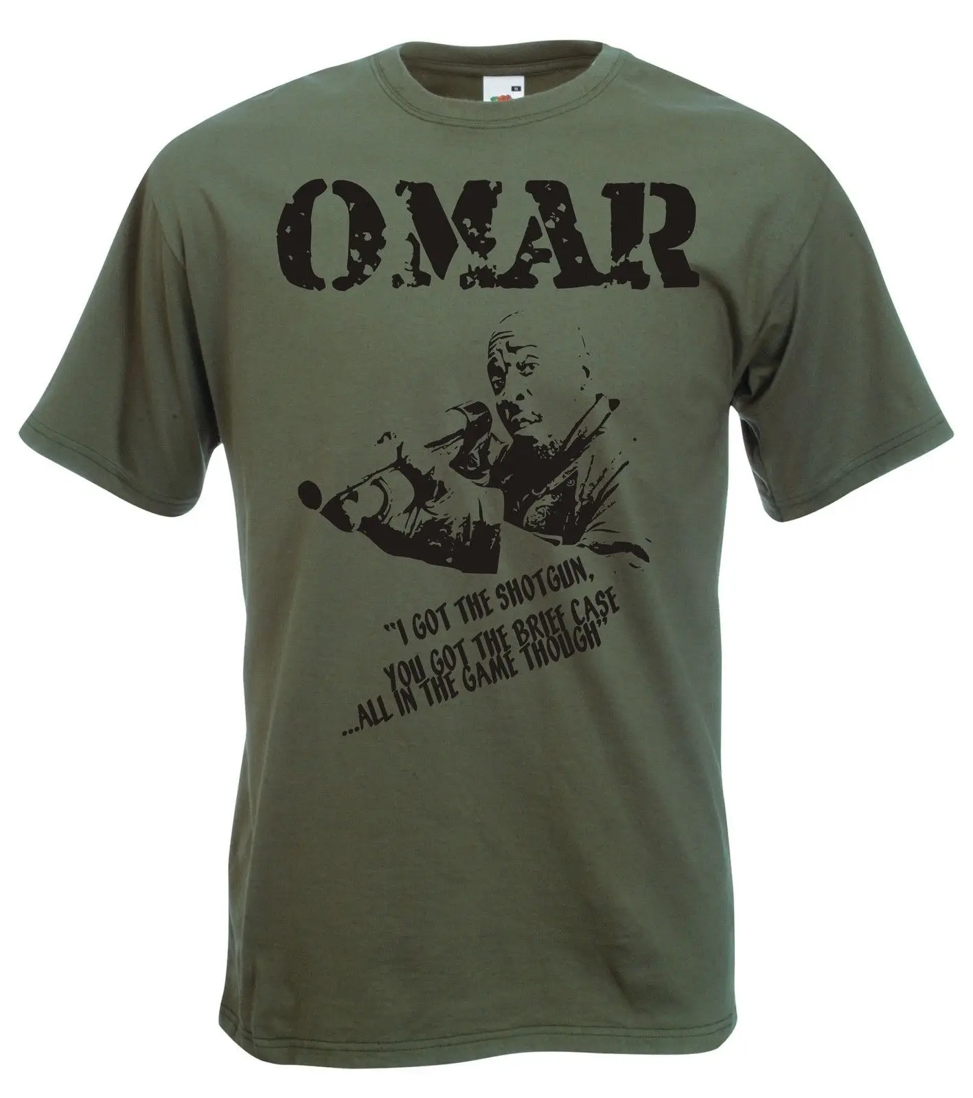 

Горячая Распродажа Omar Little Shirt - The Fil, Culte Tv-все размеры и цвета футболки Custom Aldult Teen унисекс