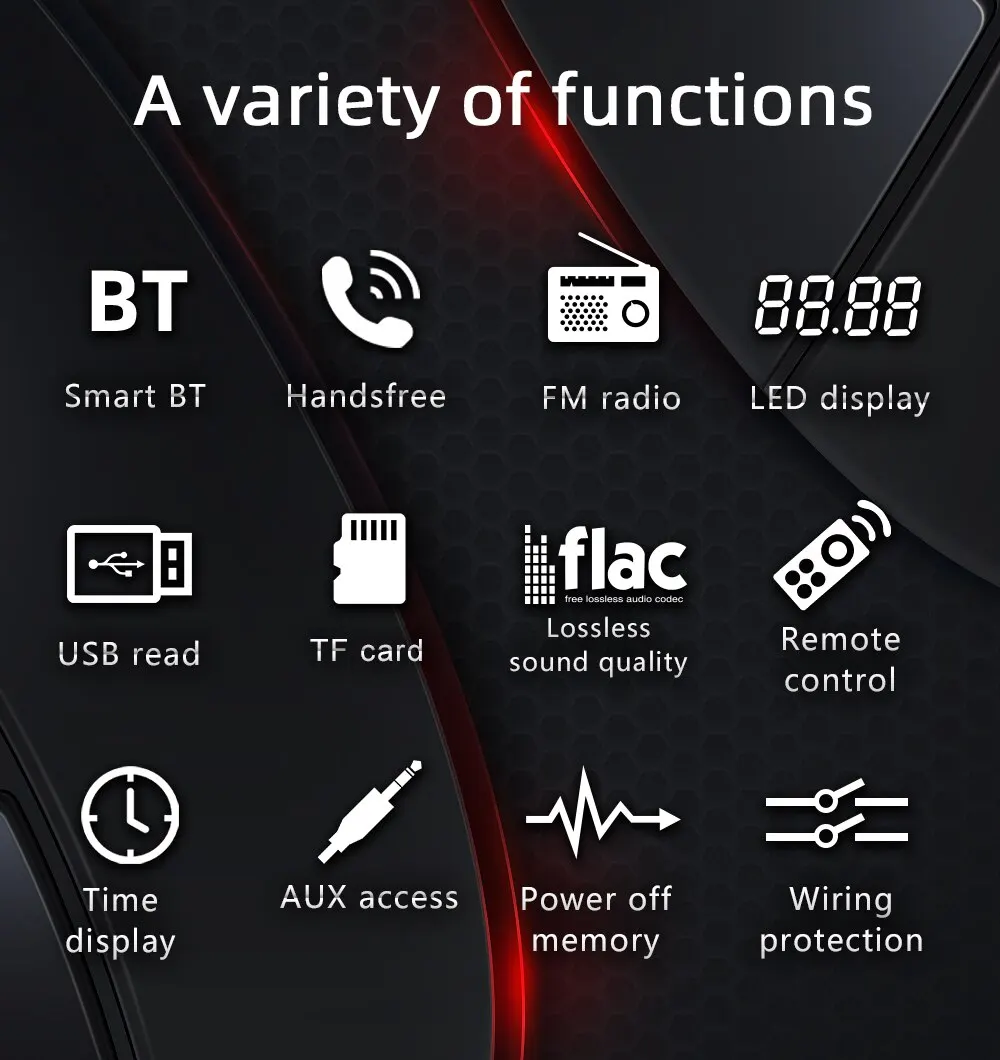 Samochodowy odtwarzacz Radio Stereo cyfrowy Bluetooth odtwarzacz MP3 JSD-520 60 wx4 FM Audio Stereo muzyka USB/SD z wejściem w desce rozdzielczej AUX 6 Samochodowy odtwarzacz Radio Stereo cyfrowy Bluetooth odtwarzacz MP3 JSD-520 60 wx4 FM Audio Stereo muzyka USB/SD z wejściem w desce rozdzielczej AUX 6