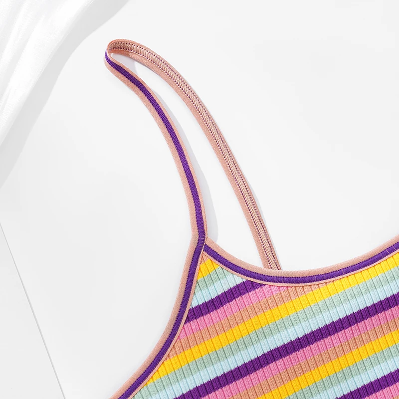 Girls Bra Cotton Comfort Seamless Sports Teenager's Bras Top Comfortable No Steel Ring Underwear Sleep Vest