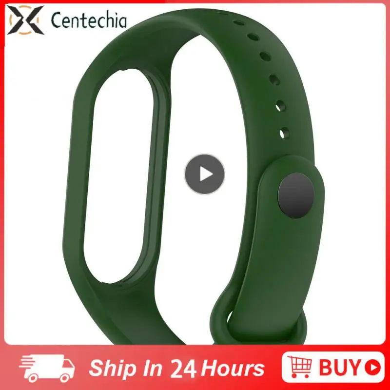 

Smartwatches Sport Watchband Silica Gel For Mi Band 7 Watch Wristband Soft Tpu Adjustable Smart Accessories For Mi Band 7