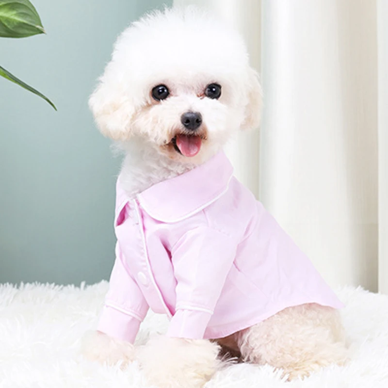 

Pet Pajamas Fashion Pet Clothes Dog Shirt Soft Coat Jacket Leisure Wear For Small Medium Dog Cat Yorkies Chihuahua Bulldogs
