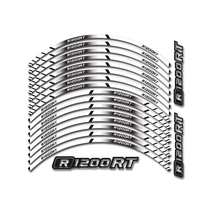 

FOR BMW R1200RT Motorcycle Parts Contour Wheel Decoration Decal Sticker R1200 RT R 1200 RT