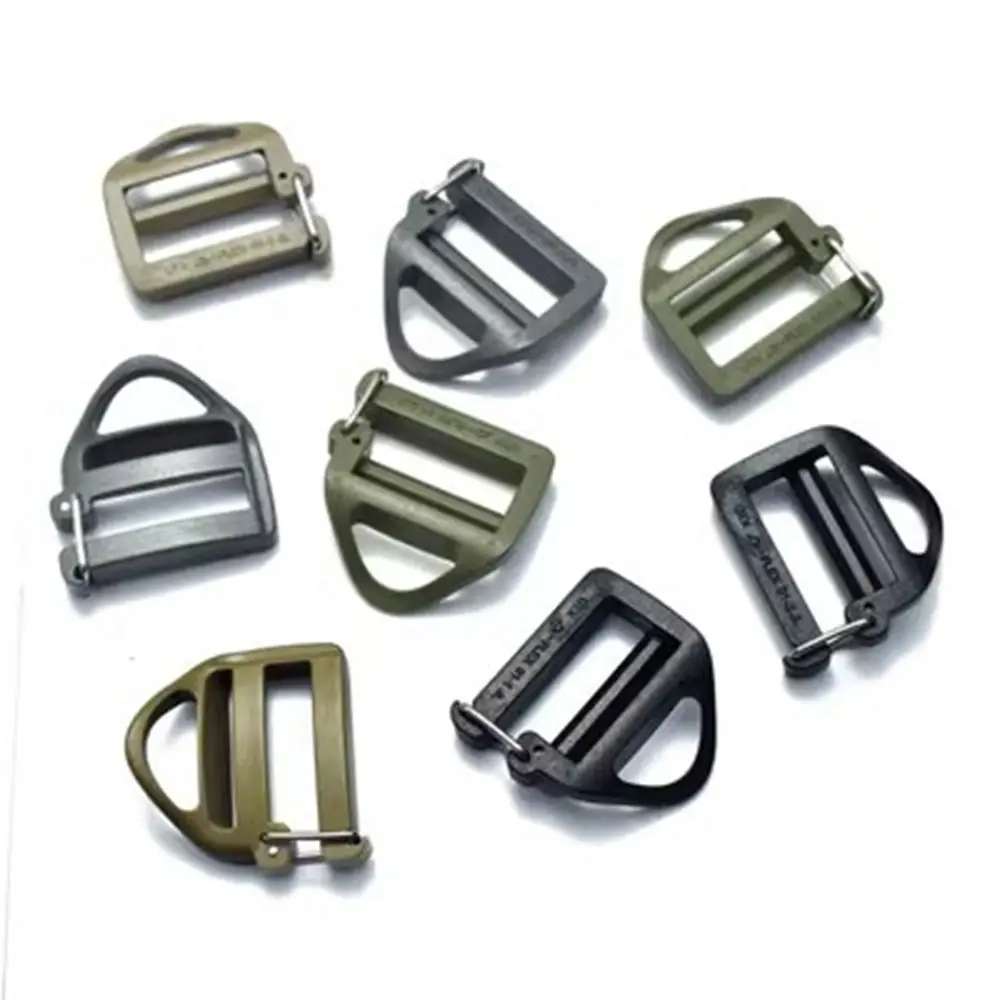

2pcs Survival Accessories Belt Hooks New 20mm/25mm/38mm Plastic Webbing Buckles DIY Backpack Strap Outdoor Tool