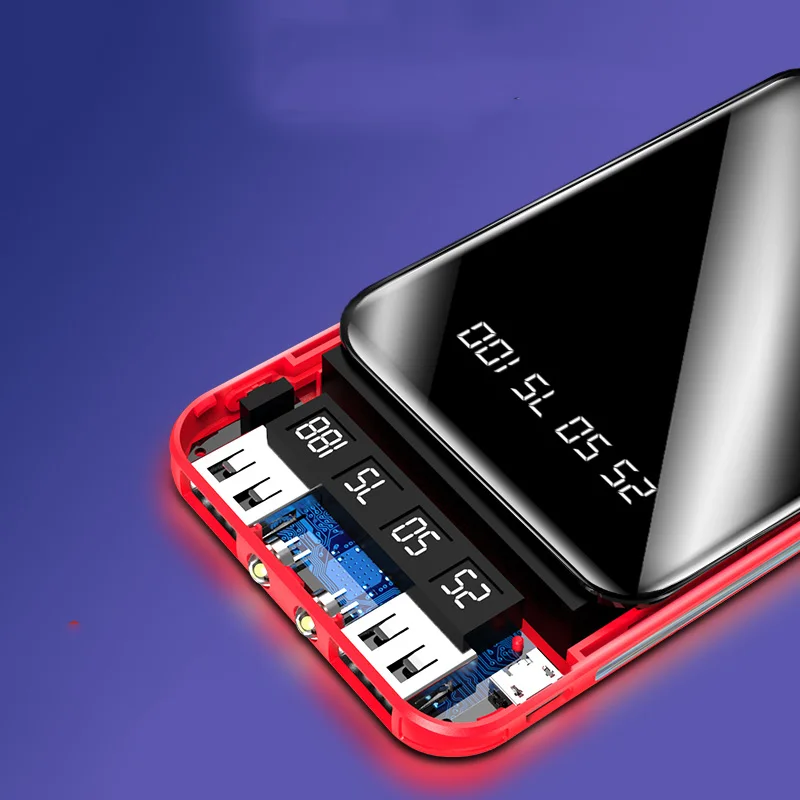 high capacity 80000mah mini power bank portable charger digital display for xiaomi samsung iphone fast charger free global shipping
