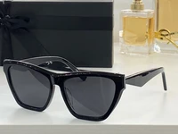 sunglasses for men women summer 103opt style anti ultraviolet retro plate cat eye frame random box