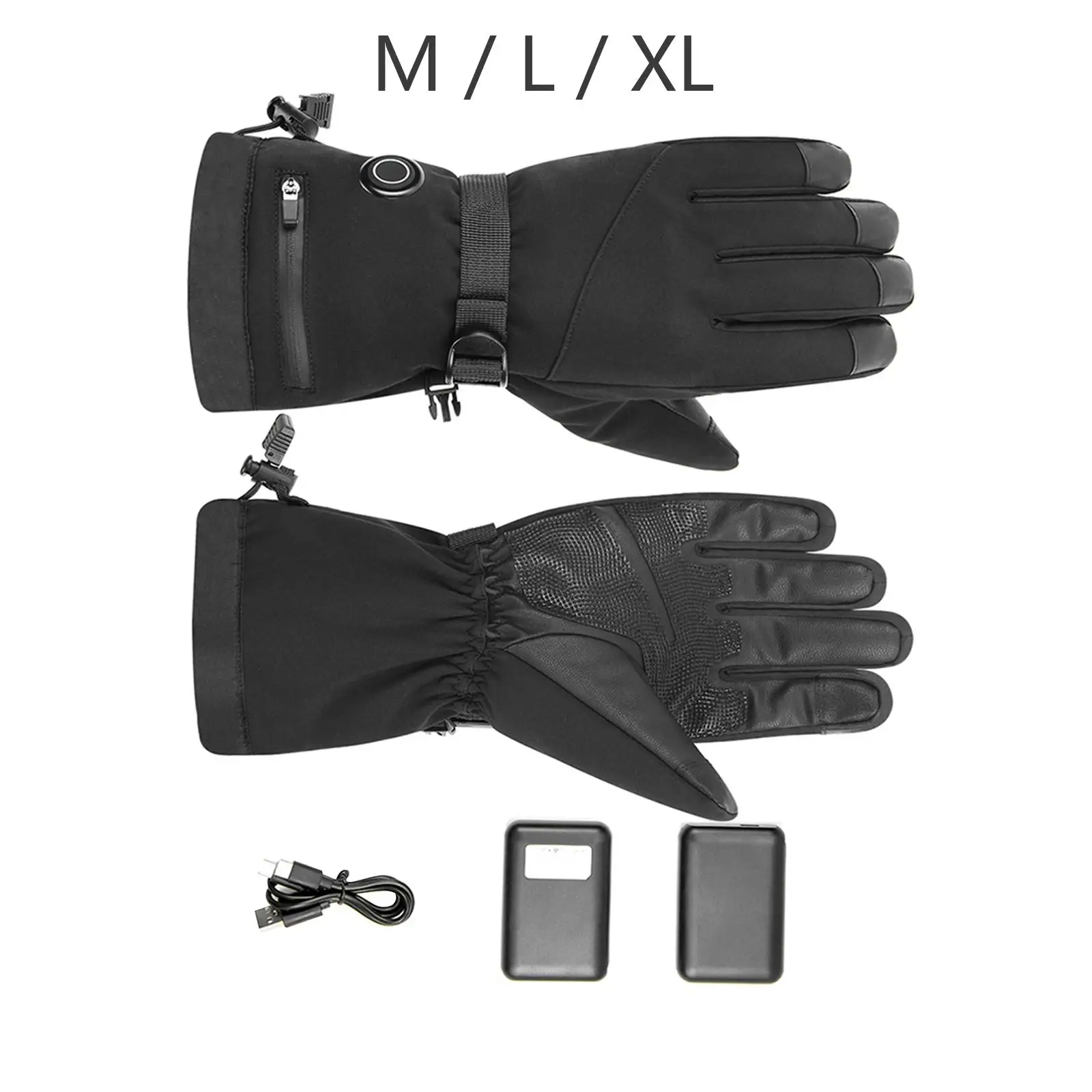

Warm Heated Gloves Hand Warmer Glove Adjustable Temperature Portable Electric for Outdoors Driving Camping Running Climbing
