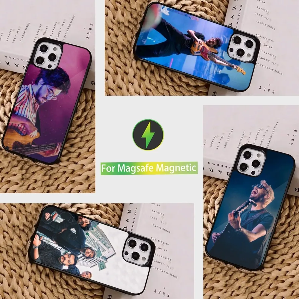 Чехол для телефона M-Morat Band iPhone 15 14 13 12 11 Pro Max Plus Mini Magsafe с магнитной беспроводной