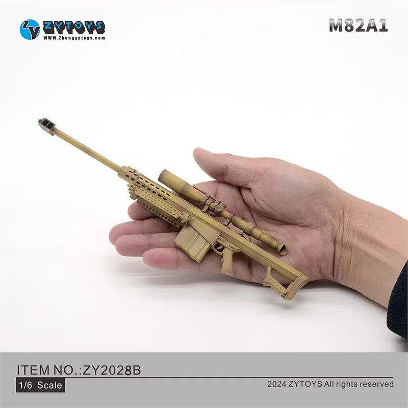 ZYTOYS ZY2028 1/6 солдат 24 см M82A1 ABS снайперская винтовка модель оружия игрушечные