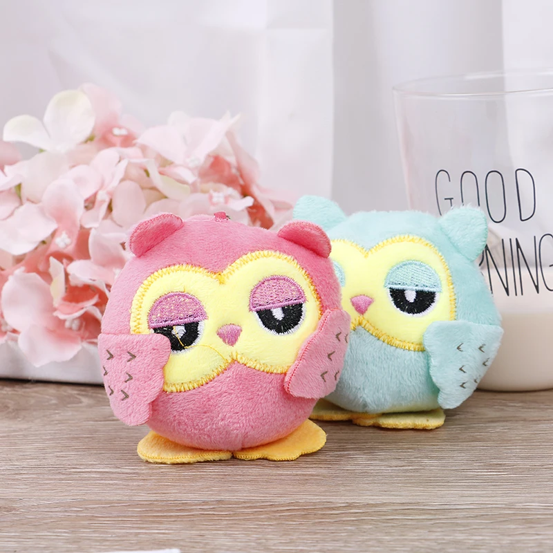 

Детские игрушки 9 см, плюшевые игрушки в виде совы, маленькие кулоны-куклы, подарок на свадьбу, плюшевые игрушки