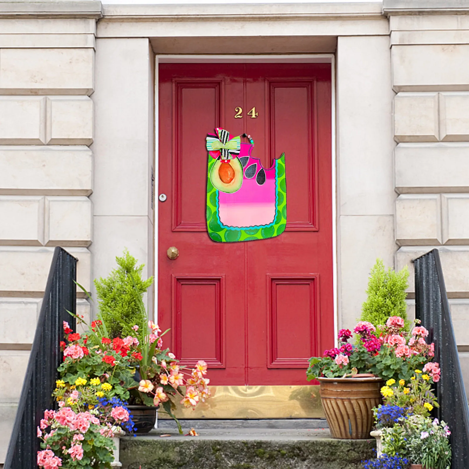 

Декоративные дверные интерьеры Fruit Inspireds, настенные подвесные стеклянные рамки для цветных рыбок, рождественские украшения