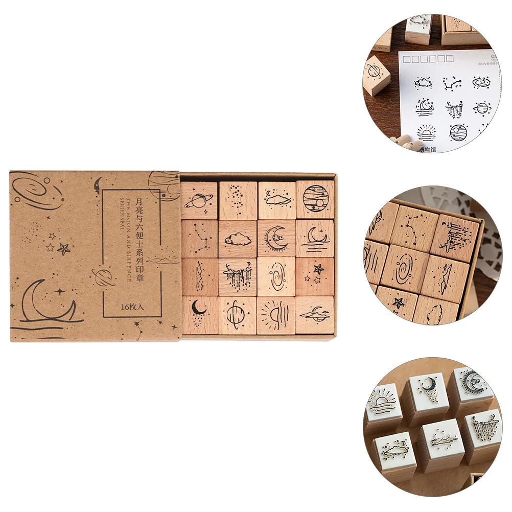 

Stamp Wooden Sealdiy Ink Making Scrapbook Kids Scrapbooking Diary Album Journal Wood Crafts Stampers Vintage Rubber Decorative