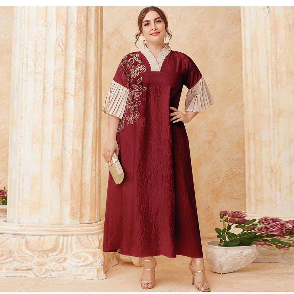 

Рамадан Eid Mubarak размера плюс Abaya Дубай, Турция исламское пакистанское мусульманское платье Abaya s для женщин Kaftan Robe Arabic Femme Musulmane