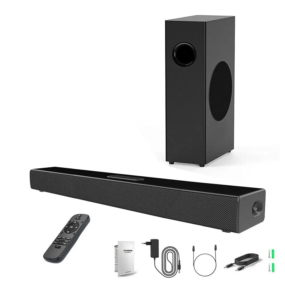80 Вт мощность Bluetooth Sound Blaster динамики SoundBar Echo Wall с сабвуфером Hi-Fi киноусилитель для
